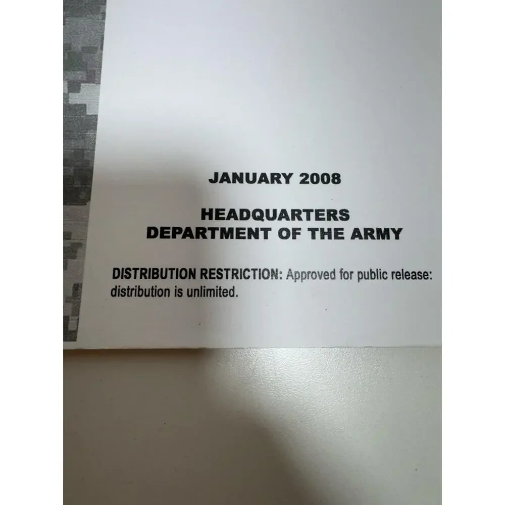 Training Circular TC 21-24 Rappelling January 2008 US Army Military Paperback
